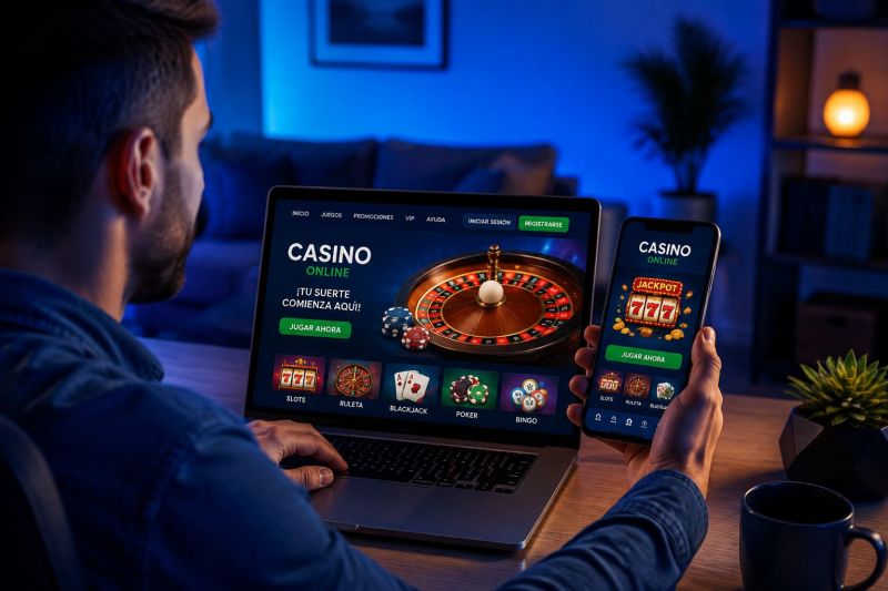 tarjetas navideñas con tematica de casino