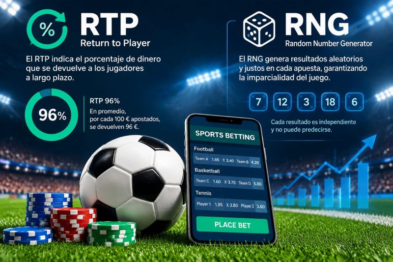 Sets de tenis en casinos mexicanos: azar, RTP y realidad